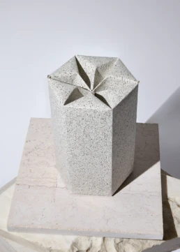 urnfold Papierurne STERN - Asterias, nachhaltige Urne für Flussbestattungen, Seebestattungen